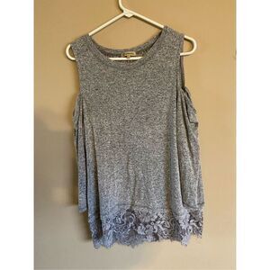 Democracy cold shoulder sweater
